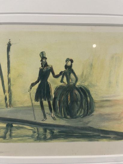 Jean-Gabriel Domergue (d’après) - Couple...