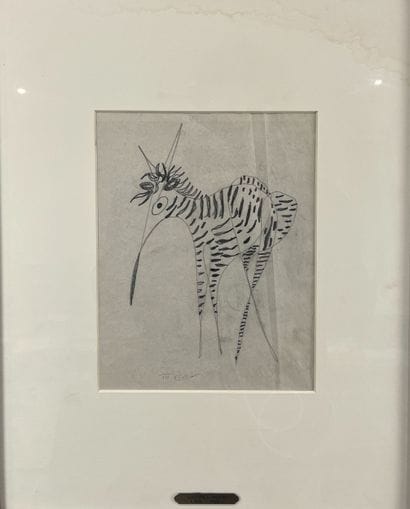 Michel Cadoret (1912-1985) - Animal fantastique
Dessin...
