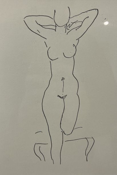 Henri Matisse (d’après) - Nu en appui
Lithographie...