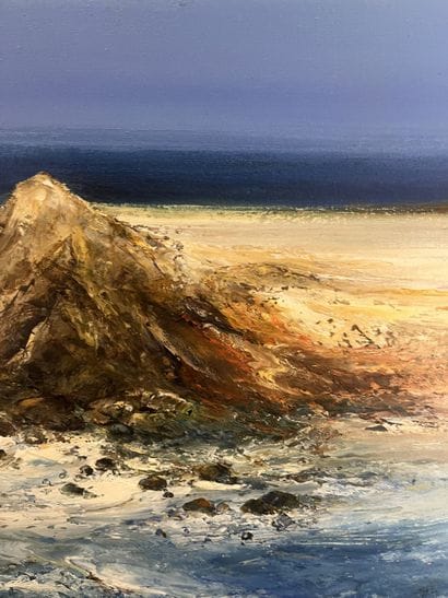 Francis Marechal (1952- ) - Mer agitée en...