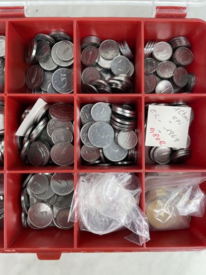 Lot of approx. 1.7 kg of coins France (XX...