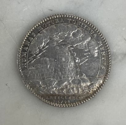 Silver Token Artillery Louis Charles de Bourbon...
