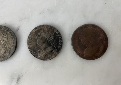 Louis XVI 1791/1793 - lot de 4 pièces 12...