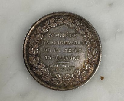 Silver token Societies of Agriculture, Horticulture,...