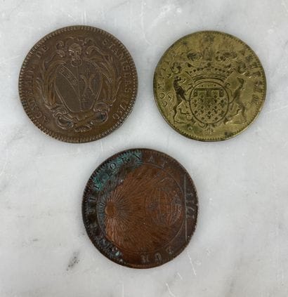 Set of 3 Lorraine, Lyon and Etats d'Artois...