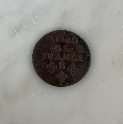 Louis XIV (1643 1715) Liard dit « à la tête...