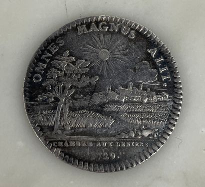 Chambre aux deniers 1729 silver token
Silver...