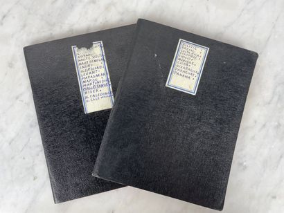 Deux albums de timbres-poste Collection internationale...