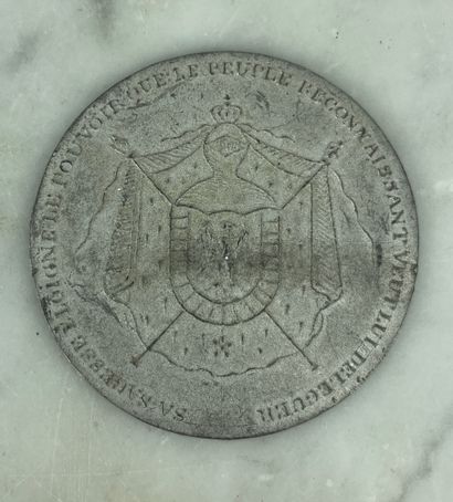 Médaille en étain Deuxième République « Distribution...