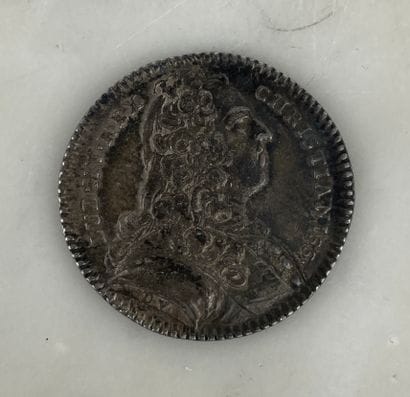 Parties et revenus casuels silver token Bust...