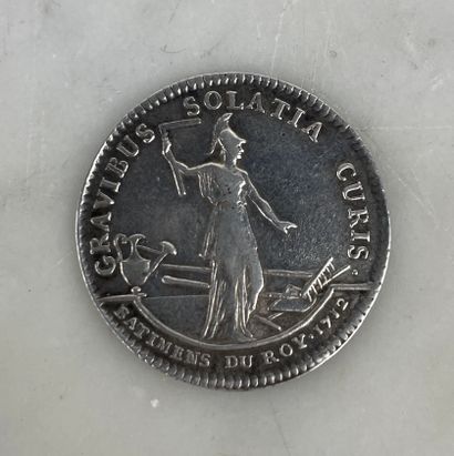 Bâtiments du Roi 1712 silver token
Silver...