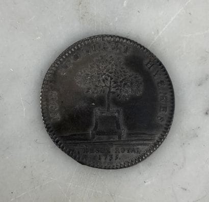 Silver Token Royal Treasury 1735
Silver token...