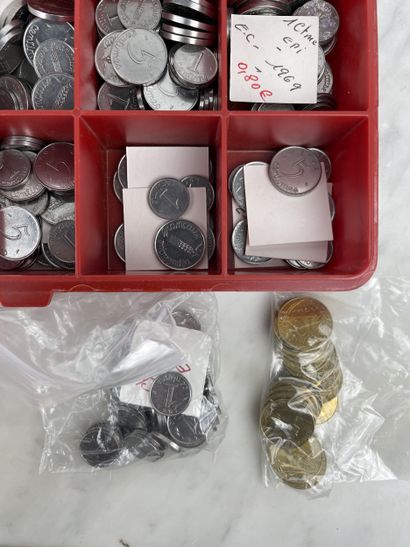 Lot of approx. 1.7 kg of coins France (XX...