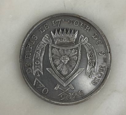 Freemasonry Silver Refrappage Parisian Lodges...