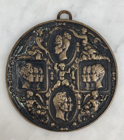 Médaille en bronze Louis-Philippe I Visite...