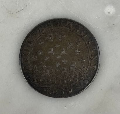 Silver Token Chambre aux deniers Bust of...