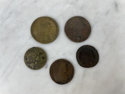 Set of 5 tokens XVII XVIII century
Set of...
