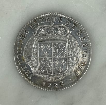 Silver token Bretagne et Etats de Nantes...