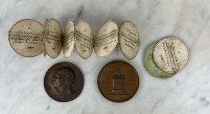 Charles X copper medal-box 