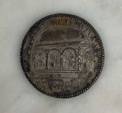 Parties et revenus casuels silver token Bust...