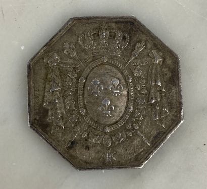 Silver token Notaires du XIX siècle Notaires...