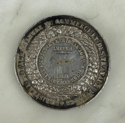 Second Empire silver medal Concours d'animaux...