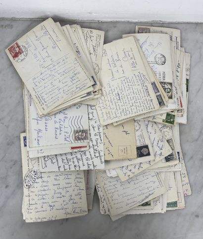 Ensemble conséquent de cartes postales anciennes,...