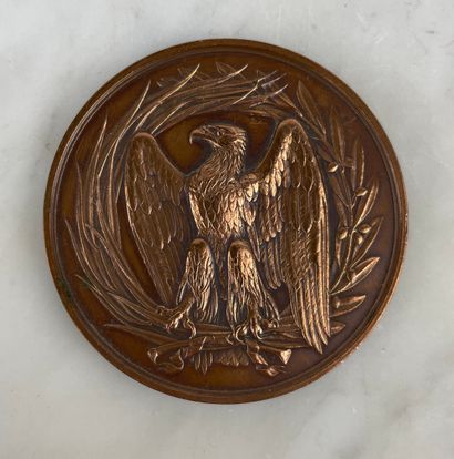 Second Empire copper medal Primary education...