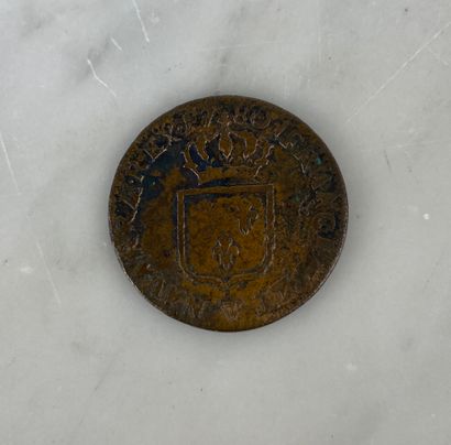 France Louis XVI Sol dit « à l’écu » Lille...