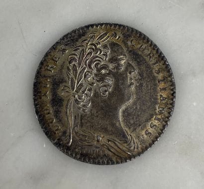 Parties et revenus casuels silver token Bust...