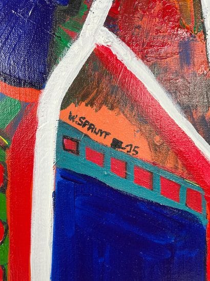 Walter Spruyt (1947) Roland Garros (2015)
Acrylique...