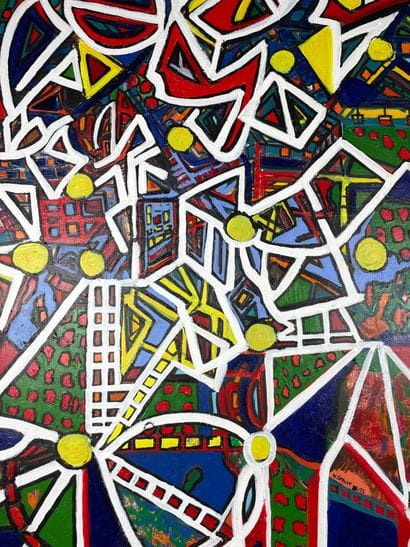 Walter Spruyt (1947) Roland Garros (2015)
Acrylique...