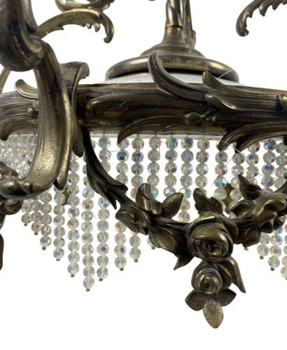 Plafonnier de style Louis XV/Rocaille, monture...