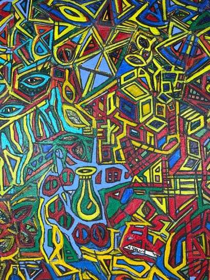 Walter Spruyt (1947) Vases cubistes (1999)
Acrylique...
