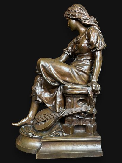 Eugène-Antoine Aizelin (1821 1902) Mignon
Très...