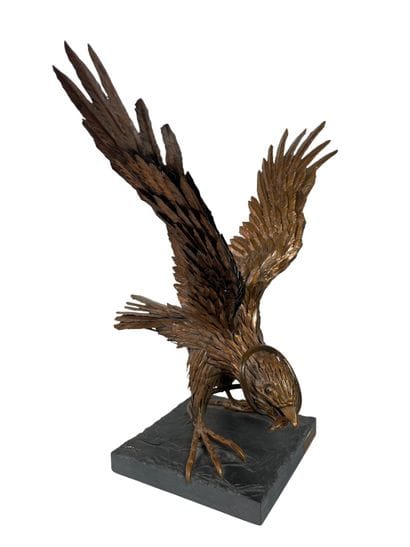 Roger Pintens (actif fin XX s.) Aigle au...