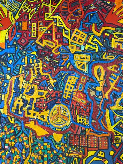 Walter Spruyt (1947) Clown (1996)
Acrylique...