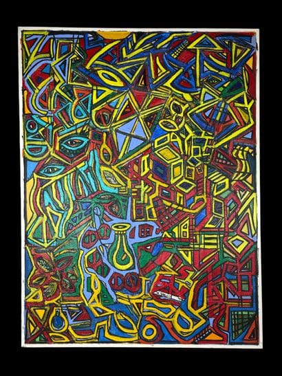 Walter Spruyt (1947) Vases cubistes (1999)
Acrylique...
