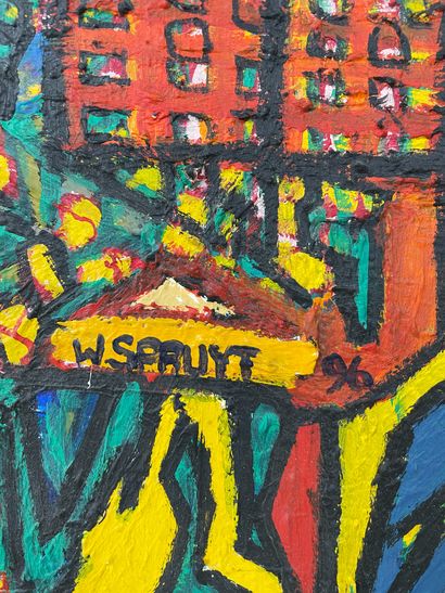 Walter Spruyt (1947) Clown (1996)
Acrylique...