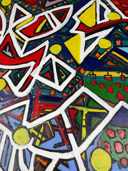 Walter Spruyt (1947) Roland Garros (2015)
Acrylique...