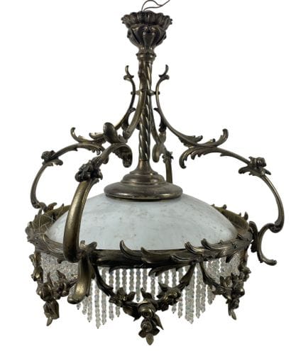 Plafonnier de style Louis XV/Rocaille, monture...