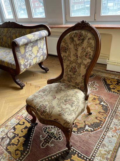 Chaise / fauteuil de style Louis-Philippe,...