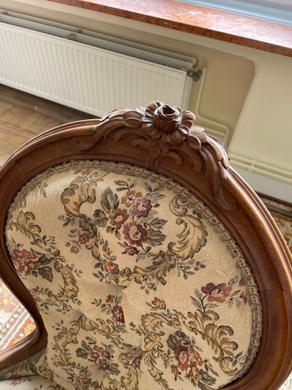 Chaise / fauteuil de style Louis-Philippe,...
