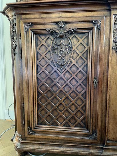 Buffet deux corps (XIX siècle) - Style Henri...
