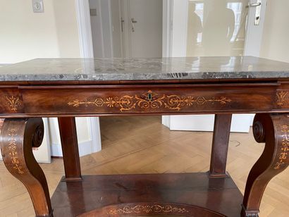 Console / table de milieu d’époque Restauration,...