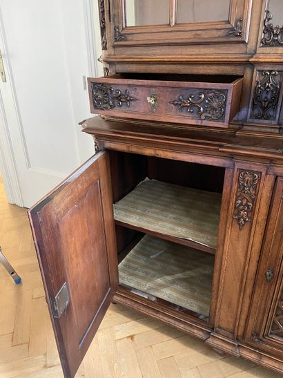 Buffet deux corps (XIX siècle) - Style Henri...