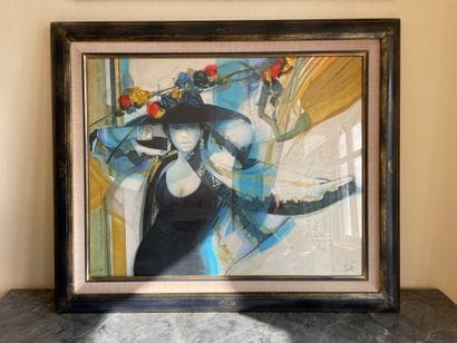Jean-Baptiste Valadié (né en 1933) - ELEGANTE

Femme...