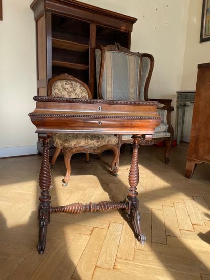 Table / petit bureau néo-Renaissance, France,...