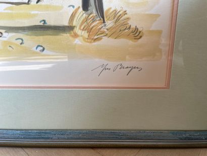 Yves Brayer (1907-1990) - Paysage provençal...