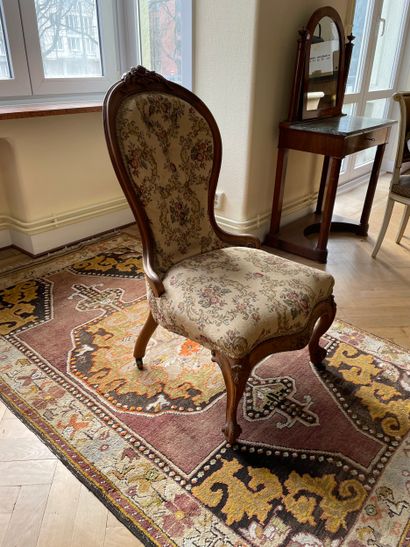 Chaise / fauteuil de style Louis-Philippe,...